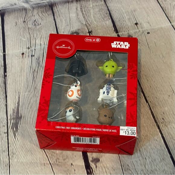 Star Wars Hallmark Set of 6 Mini Ornaments - Picture 1 of 3